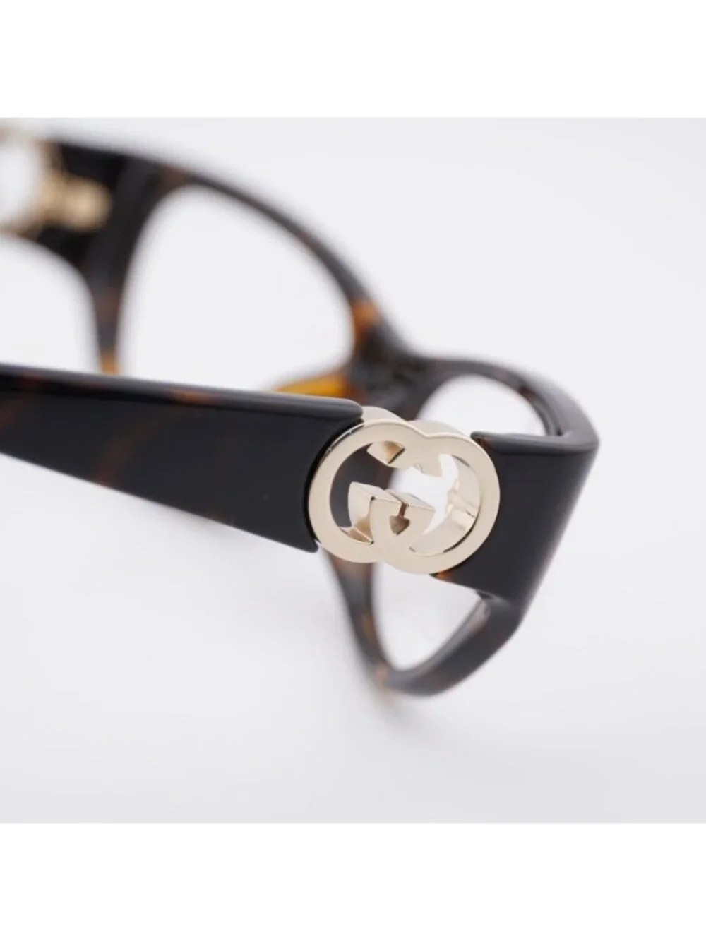 Gucci GG1825O 002 Eyeglasses Havana 54mm Cat Eye Frame